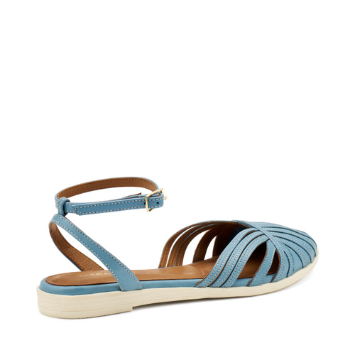Leather cage sandals with ankle strap - Frau Shoes | Official Online Shop
