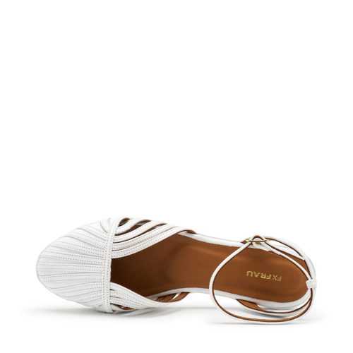 Sandalo ragnetto in pelle con allacciatura alla caviglia - Frau Shoes | Official Online Shop