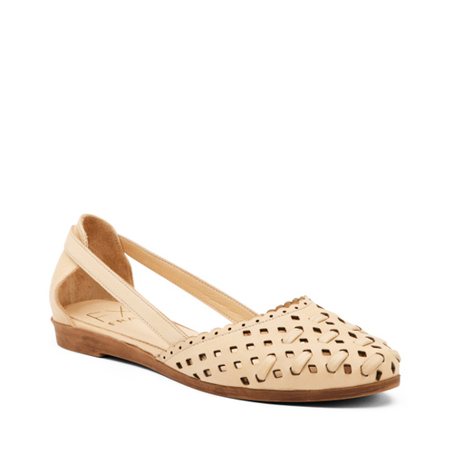 Perforated leather ballet flats - Frau Shoes | Official Online Shop