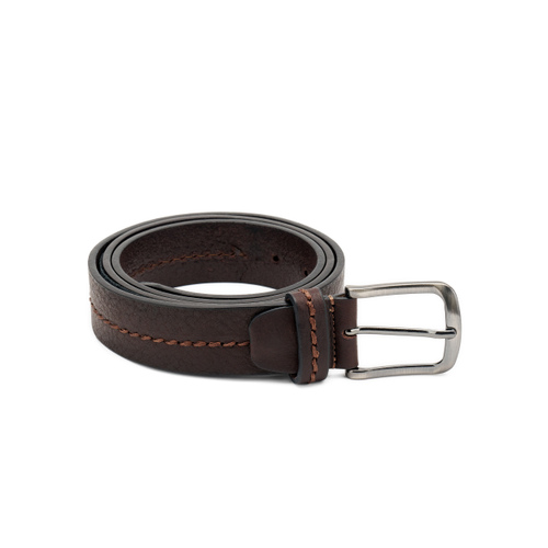 Leather belt with decorative top-stitching - Frau Shoes | Official Online Shop