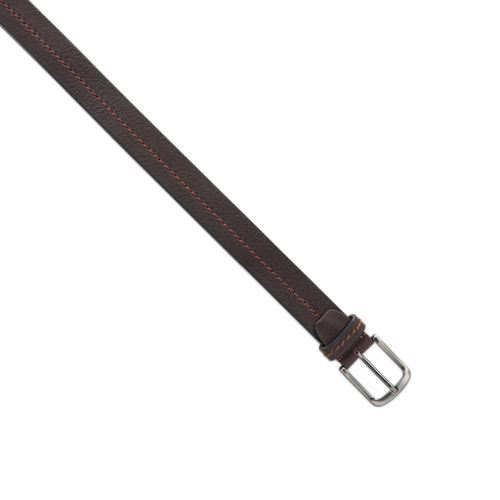 Leather belt with decorative top-stitching - Frau Shoes | Official Online Shop