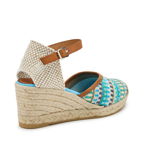 Sandalo in rafia con zeppa in corda - Frau Shoes | Official Online Shop