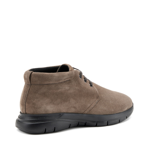 Suede desert boots with XL® sole - Frau Shoes | Official Online Shop