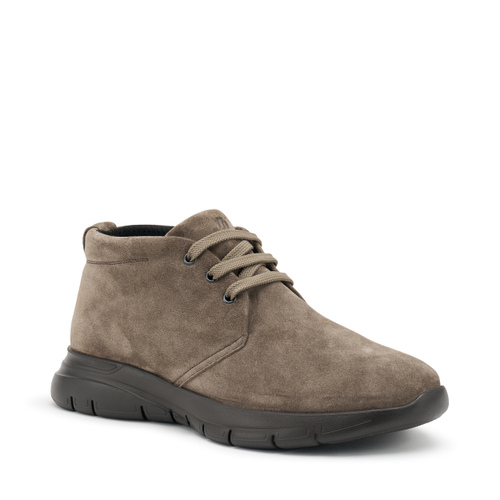 Stiefelette aus Veloursleder mit XL®-Sohle - Frau Shoes | Official Online Shop