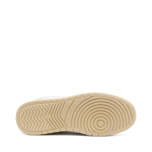 Sneaker aus Leder mit Einsätzen in Kontrastfarbe - Frau Shoes | Official Online Shop