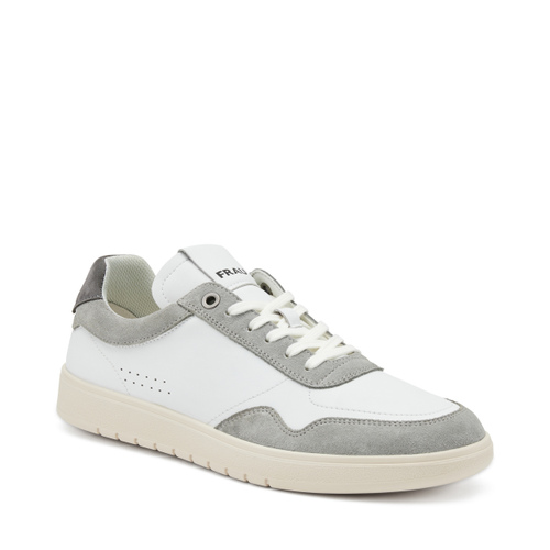 Leather sneakers with suede inserts - Frau Shoes | Official Online Shop