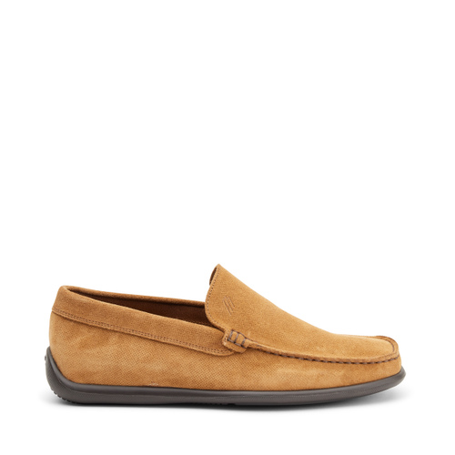 Slip-on in pelle scamosciata punzonata - Frau Shoes | Official Online Shop