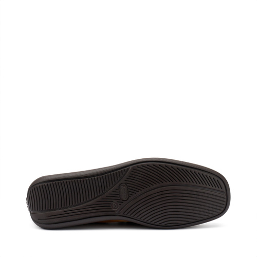 Slip-On aus gestanztem Veloursleder - Frau Shoes | Official Online Shop