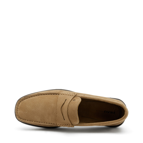 Nubuck saddle loafers - Frau Shoes | Official Online Shop