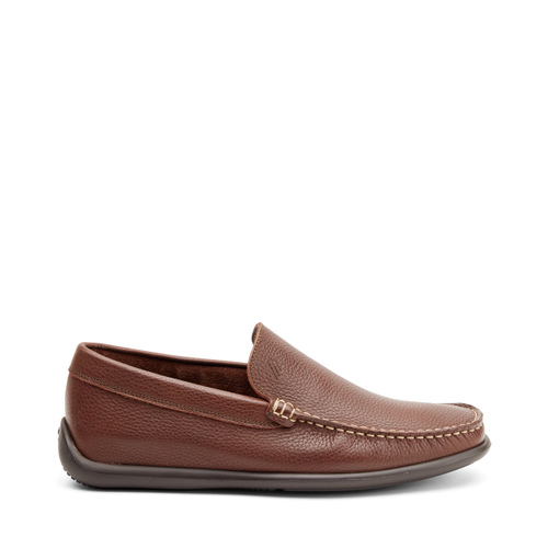 Tumbled leather slip-ons - Frau Shoes | Official Online Shop