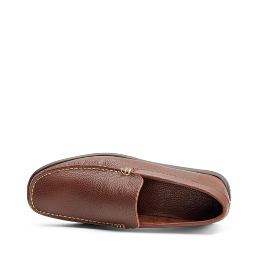 Tumbled leather slip-ons - Frau Shoes | Official Online Shop