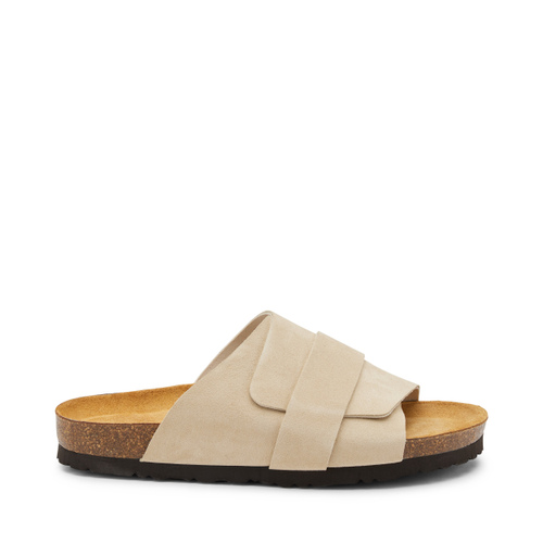 Ciabatta a fascia larga in pelle scamosciata - Frau Shoes | Official Online Shop