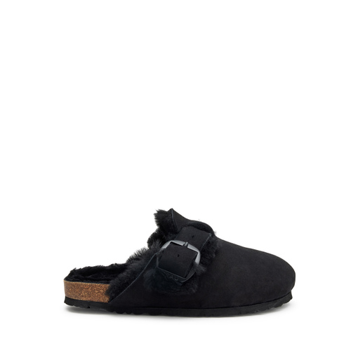 Warm sheepskin mules - Frau Shoes | Official Online Shop