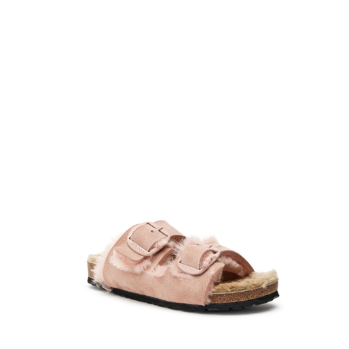Ciabatta a doppia fascia in montone - Frau Shoes | Official Online Shop