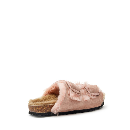 Double-strap sheepskin sliders - Frau Shoes | Official Online Shop