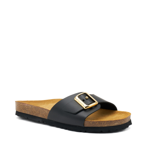 Leather strap sliders - Frau Shoes | Official Online Shop
