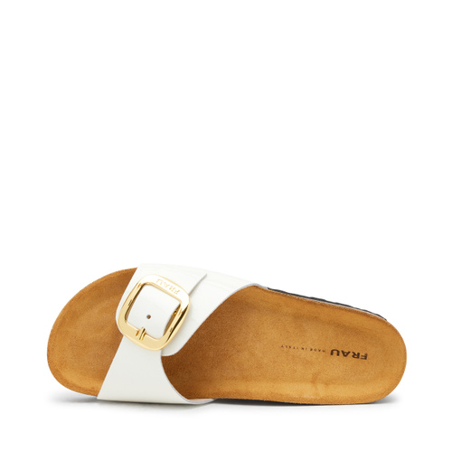 Leather strap sliders - Frau Shoes | Official Online Shop