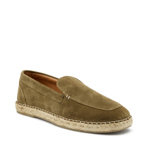 Suede espadrilles with stitching - Frau Shoes | Official Online Shop