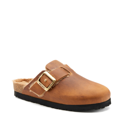 Nubuck mules with warm lining - Frau Shoes | Official Online Shop