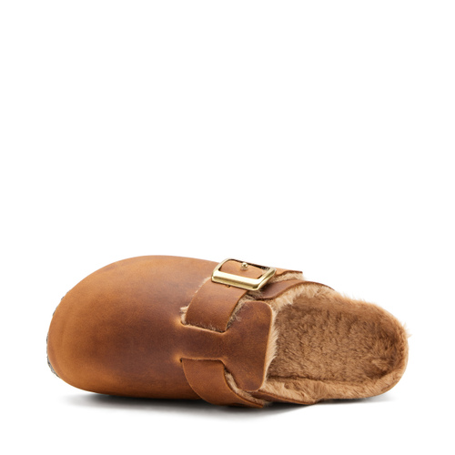 Sabot in nabuk con fodera calda - Frau Shoes | Official Online Shop