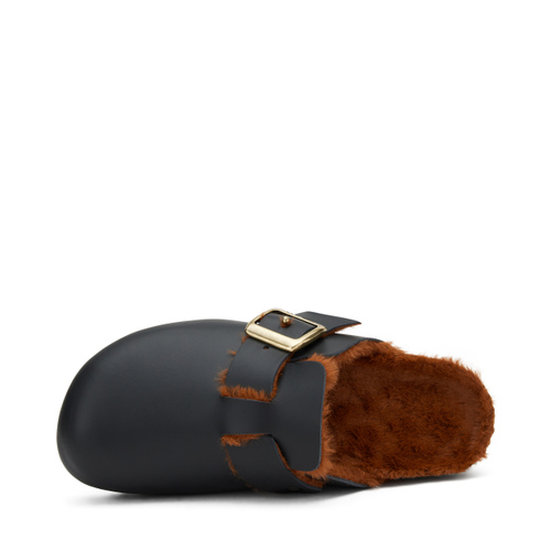 Sabot in pelle con fodera calda - Frau Shoes | Official Online Shop