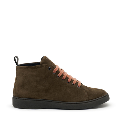 Hohe Desert Boots aus Veloursleder - Frau Shoes | Official Online Shop