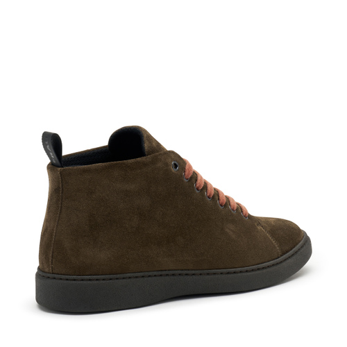 Hohe Desert Boots aus Veloursleder - Frau Shoes | Official Online Shop