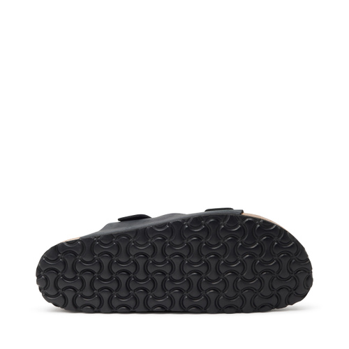 Nubuck double-strap sliders - Frau Shoes | Official Online Shop