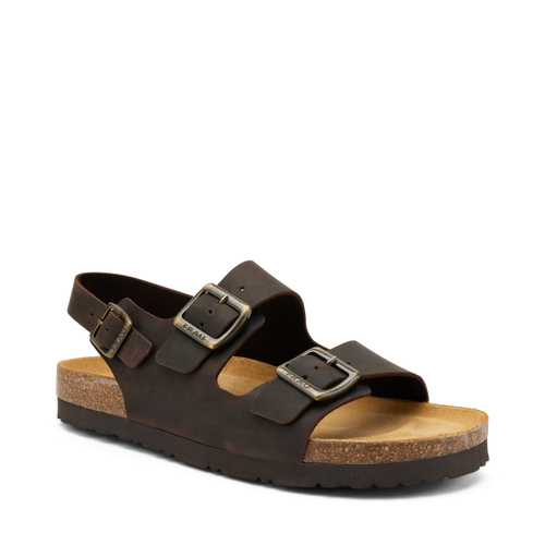 Sandalo due cinturini in nabuk - Frau Shoes | Official Online Shop