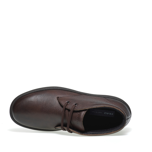 Lässige Stiefelette aus geprägtem Leder - Frau Shoes | Official Online Shop
