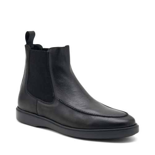 Leather Chelsea boots with apron toe - Frau Shoes | Official Online Shop