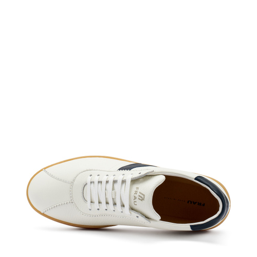 Sneaker aus Leder mit bernsteinfarbener Sohle - Frau Shoes | Official Online Shop