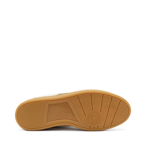 Sneaker aus Leder mit bernsteinfarbener Sohle - Frau Shoes | Official Online Shop