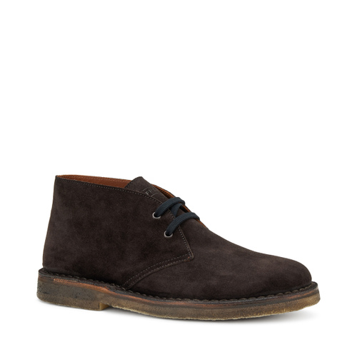 Desert boot in pelle scamosciata con suola crepe - Frau Shoes | Official Online Shop