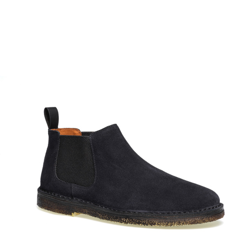 Suede Chelsea boots with crepe sole - Frau Shoes | Official Online Shop