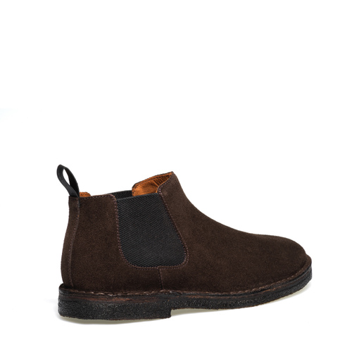 Suede Chelsea boots with crepe sole - Frau Shoes | Official Online Shop