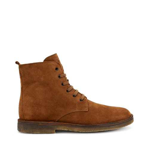 Suede boots with crepe sole - Frau Shoes | Official Online Shop
