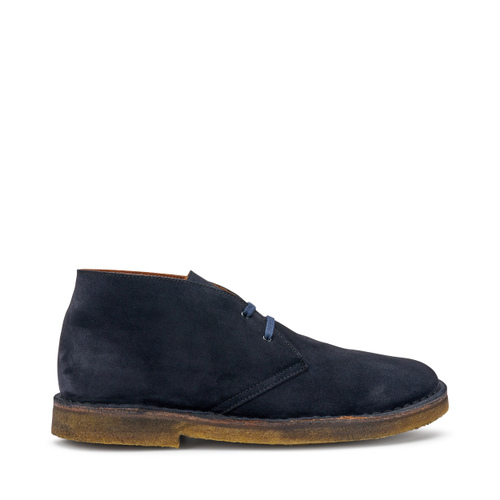 Suede desert boots with crepe sole - Frau Shoes | Official Online Shop