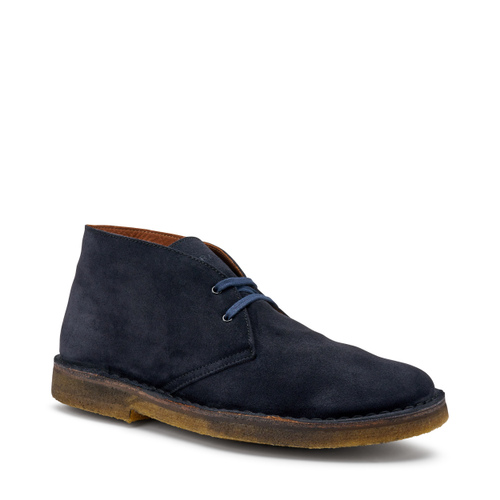 Suede desert boots with crepe sole - Frau Shoes | Official Online Shop