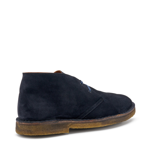 Suede desert boots with crepe sole - Frau Shoes | Official Online Shop