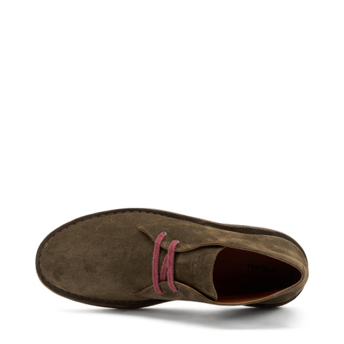 Suede desert boots with crepe sole - Frau Shoes | Official Online Shop