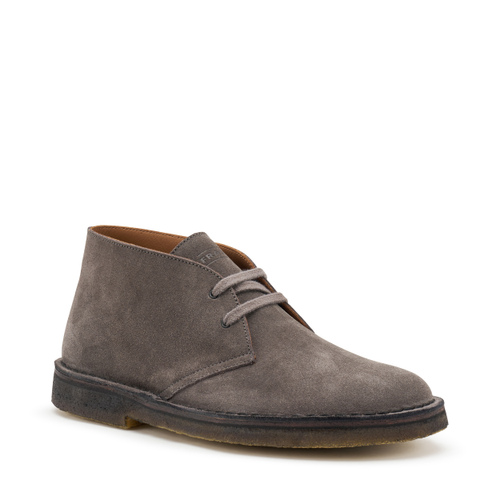 Suede desert boots with crepe sole - Frau Shoes | Official Online Shop