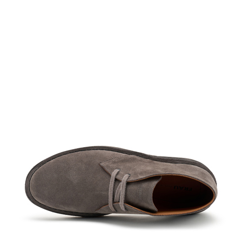 Suede desert boots with crepe sole - Frau Shoes | Official Online Shop