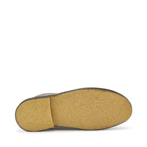 Suede desert boots with crepe sole - Frau Shoes | Official Online Shop