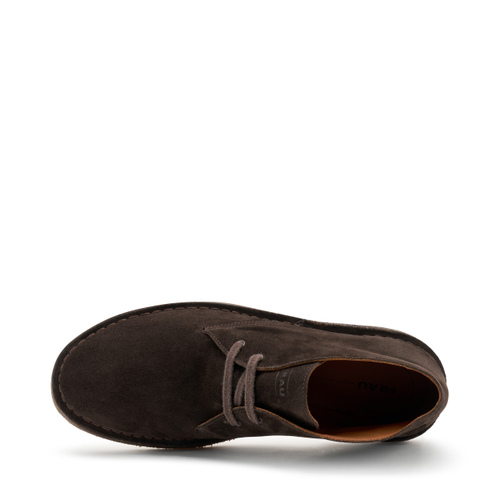 Suede desert boots with crepe sole - Frau Shoes | Official Online Shop