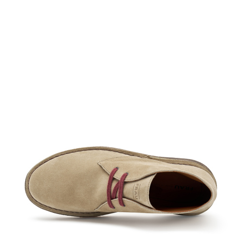 Suede desert boots with crepe sole - Frau Shoes | Official Online Shop