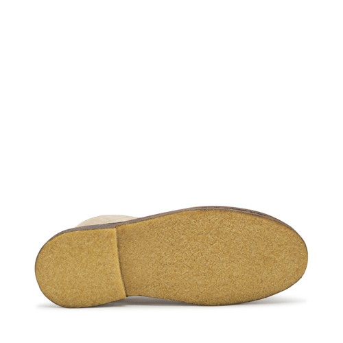 Suede desert boots with crepe sole - Frau Shoes | Official Online Shop