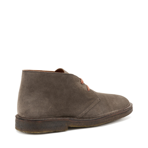 Suede desert boots with crepe sole - Frau Shoes | Official Online Shop