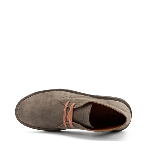 Suede desert boots with crepe sole - Frau Shoes | Official Online Shop