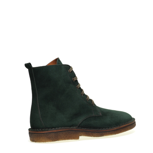 Suede ankle boots with crepe sole - Frau Shoes | Official Online Shop